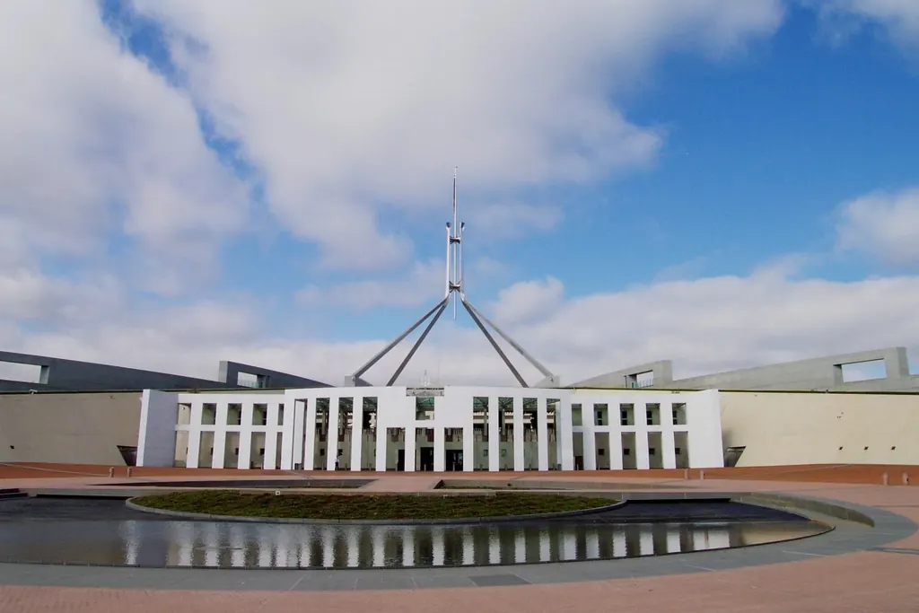 Parliament House in Canberra