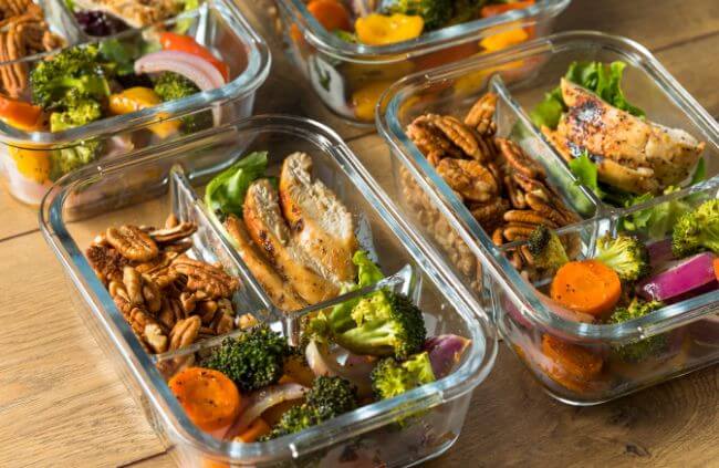 Nutritious pre-portioned meals showcasing healthy DVA meal preparation services supported by AusVeterans.